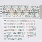 Eating Fruit Duck 104+32 MOA Profile Keycap Set Cherry MX PBT Dye-subbed for Keyboard